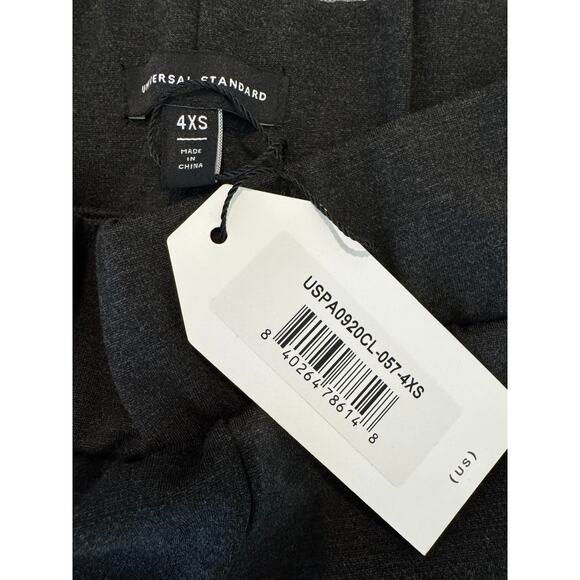 UNIVERSAL STANDARD Gray Moro pocket Smart Signature Ponte Pants 4XS fits 00/0 - Picture 7 of 9